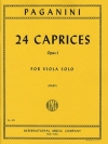24のカプリス・Op.1（ニコロ・パガニーニ）（ヴィオラ）【24 Caprices, Opus 1】