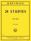 24の練習曲（ピエール・ガヴィニース）（ヴィオラ）【24 Studies 】