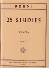 25の練習曲（アントニオ・バルトロメオ・ブルーニ）（ヴィオラ）【25 Studies】