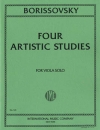 4つの芸術的な練習曲（バッハ）（ヴィオラ）【Four Artistic Studies】