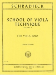 ビオラ技巧 ・ヴィオラ・テクニック・Vol.1（ヘンリ・シュラディーク）（ヴィオラ）【School of Viola Technique: Volume I】