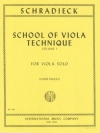 ビオラ技巧 ・ヴィオラ・テクニック・Vol.1（ヘンリ・シュラディーク）（ヴィオラ）【School of Viola Technique: Volume I】
