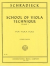 ビオラ技巧 ・ヴィオラ・テクニック・Vol.1（ヘンリ・シュラディーク）（ヴィオラ）【School of Viola Technique: Volume I】