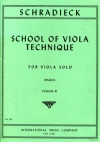 ビオラ技巧 ・ヴィオラ・テクニック・Vol.3（ヘンリ・シュラディーク）（ヴィオラ）【School of Viola Technique: Volume III】