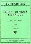 ビオラ技巧 ・ヴィオラ・テクニック・Vol.3（ヘンリ・シュラディーク）（ヴィオラ）【School of Viola Technique: Volume III】