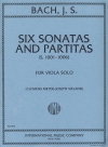 6つの無伴奏ヴァイオリン・ソナタとパルティータ・S. 1001-1006（バッハ）（ヴィオラ）【Six Violin Sonatas and Partitas, S. 1001-1006】
