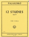 12の練習曲・Op.55（ヨハネス・パラシュコ）（ヴィオラ）【Twelve Studies, Opus 55】