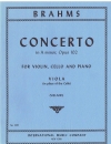 二重協奏曲(ヴィオラパートのみ)・Op.102（ヨハネス・ブラームス）（ヴィオラ）【Viola Part for the Double Concerto, Opus 102 (to replace t】