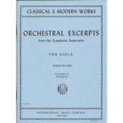 管弦楽抜粋曲・Vol.3（ヴィオラ）【Orchestral Excerpts - Volume III】