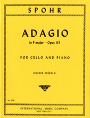 アダージョ・ヘ長調・Op.115（ルイ・シュポーア）（チェロ+ピアノ）【Adagio in F major, Opus 115】