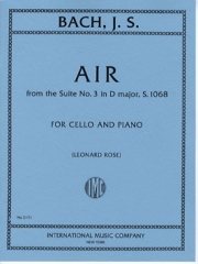 「G線上のアリア」管弦楽組曲・第3番・ニ長調より（チェロ+ピアノ）【Air from Suite No. 3 in D major】