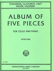 5つの小曲集（チェロ+ピアノ）【Album of Five Pieces】
