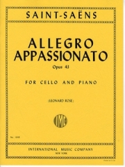 アレグロ・アパッショナート・Op.43（カミーユ・サン＝サーンス）（チェロ+ピアノ）【Allegro Appassionato, Opus 43】