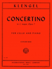 協奏曲・ハ長調・Op.7（ユリウス・クレンゲル）（チェロ+ピアノ）【Concertino in C major, Opus 7】