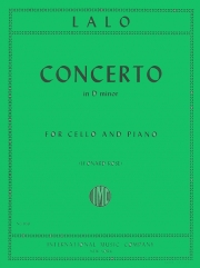 協奏曲・ニ短調（エドゥアール・ラロ） （チェロ+ピアノ）【Concerto in D minor】