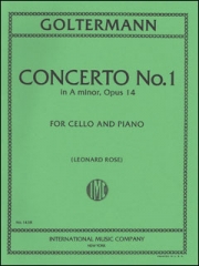 協奏曲1番・イ短調・Op.14（ゲオルク・ゴルターマン） （チェロ+ピアノ）【Concerto No. 1 in A minor, Opus 14】