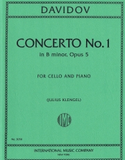 協奏曲1番・ロ短調・Op.5（カール・ダヴィドフ） （チェロ+ピアノ）【Concerto No. 1 in B minor, Opus 5】