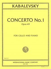 協奏曲1番・ト短調・Op.49（ドミトリー・カバレフスキー） （チェロ+ピアノ）【Concerto No.1 in G minor, Opus 49】