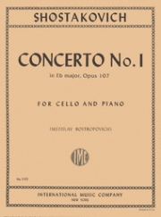 協奏曲1番・Op.107（ドミートリイ・ショスタコーヴィチ）（チェロ+ピアノ）【Concerto No.1 Opus 107】