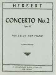 協奏曲2番・ホ長調・Op.30（ヴィクター・ハーバート） （チェロ+ピアノ）【Concerto No.2 in E major, Opus 30】