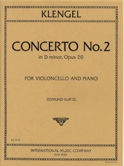 協奏曲2番・Op.20（ユリウス・クレンゲル）（チェロ+ピアノ）【Concerto No. 2, Opus 20】