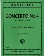 協奏曲4番・ホ短調・Op.31（カール・ダヴィドフ） （チェロ+ピアノ）【Concerto No. 4 in E minor, Opus 31】