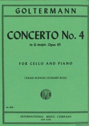 協奏曲4番・ト長調・Op.65（ゲオルク・ゴルターマン） （チェロ+ピアノ）【Concerto No. 4 in G major, Opus 65】