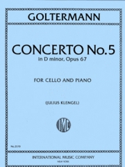 協奏曲5番・ニ短調・Op.76（ゲオルク・ゴルターマン） （チェロ+ピアノ）【Concerto No. 5 in D minor, Opus 76】