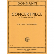 演奏会用小品 ・ニ長調・Op.12（エルンスト・フォン・ドホナーニ） （チェロ+ピアノ）【Concertpiece in D major, Opus 12】
