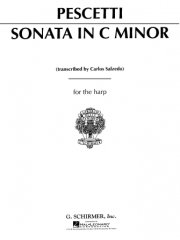ソナタ・ハ短調  (ジョヴァンニ・バッティスタ・ペシェッティ)（ハープ）【Sonata in C Minor For The Harp】