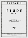 練習曲・Op.8・No.11（アレクサンドル・スクリャービン）（チェロ+ピアノ）【Etude, Opus 8, No. 11】