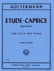 エチュード・カプリス・Op.54・No.4（ゲオルク・ゴルターマン）（チェロ+ピアノ）【Etude-Caprice, Opus 54, No. 4】