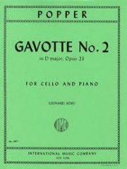 ガヴォット・No.2・Op.23（ダーヴィト・ポッパー）（チェロ+ピアノ）【Gavotte No. 2, Opus 23】