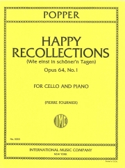 いつかの美しいあの日のように・Op.64・No.1（ダーヴィト・ポッパー）（チェロ+ピアノ）【Happy Recollections, Opus 64, No.1】