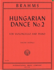 ハンガリー舞曲・No.2（ヨハネス・ブラームス）（チェロ+ピアノ）【Hungarian Dance No. 2】