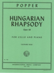 ハンガリー狂詩曲・Op.68（ダーヴィト・ポッパー）（チェロ+ピアノ）【Hungarian Rhapsody Opus 68】