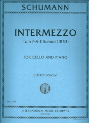F.A.E.ソナタより・間奏曲（ロベルト・シューマン）（チェロ+ピアノ）【Intermezzo from F-A-E Sonata (1853)】