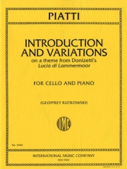 ドニゼッティの主題による序奏と変奏曲 （チェロ+ピアノ）【Introduction and Variations on a Theme from Donizetti's Lu】
