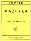 マズルカ・ト短調・Op.11・No.3（ダーヴィト・ポッパー） （チェロ+ピアノ）【Mazurka in G minor, Opus 11, No. 3】