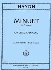 「ソナタ・ハ長調」よりメヌエット（フランツ・ヨーゼフ・ハイドン）（チェロ+ピアノ）【Minuet from Sonata in C major (Hob. VI, No. 6)】