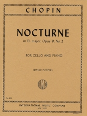ノクターン・変ホ長調・Op.9・Np.2（フレデリック・ショパン）（チェロ+ピアノ）【Nocturne in E flat major Opus9 No.2】