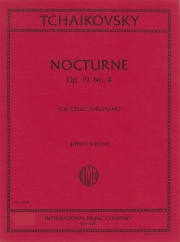 ノクターン・Op.19・Np.4（チャイコフスキー）（チェロ+ピアノ）【Nocturne, Opus 19, No.4】