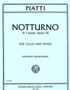 夜想曲・ヘ長調・Op.20（カルロ・アルフレッド・ピアッティ）（チェロ+ピアノ）【Notturno in F major, Opus 20】