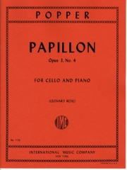 蝶々・Op.3（ダーヴィト・ポッパー）（チェロ+ピアノ）【Papillon, Opus 3】