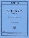 スケルツォ・Op.12（ダニエル・ヴァン・ゲンス）（チェロ+ピアノ）【Scherzo, Opus 12】