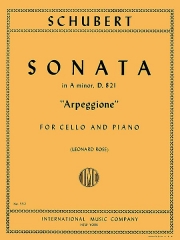 ソナタ・イ短調・アルペジョーネ・D. 821（フランツ・シューベルト）（チェロ+ピアノ）【Sonata in A minor Arpeggione, D. 821】