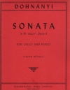 ソナタ・変ロ長調・Op.8（エルンスト・フォン・ドホナーニ）（チェロ+ピアノ）【Sonata in B flat major, Opus 8】