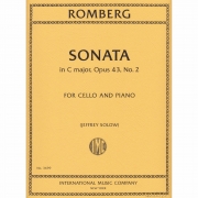 ソナタ・ハ長調・Op.43・No.2（ベルンハルト・ロンベルク）（チェロ+ピアノ）【Sonata in C major, Op.43, No.2】