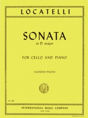 ソナタ・ニ長調（ピエトロ・ロカテッリ）（チェロ+ピアノ）【Sonata in D major】