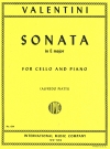 ソナタ・ホ長調（ジュゼッペ・ヴァレンティーニ）（チェロ+ピアノ）【Sonata in E major】
